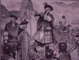 मार्च के अर्ल ने 1715 में जेकोबाइट मानक बढ़ाया (उत्कीर्णन) द्वारा अज्ञात कलाकार