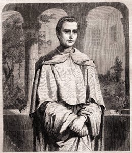 हेनरी लैकॉर्डेयर। फ्रांसीसी पुजारी और डोमिनिकन 1802-1861। द्वारा अज्ञात कलाकार