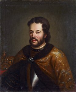 इवान वी - (ले त्सार ट्रेस पैसिबल) - ज़ार इवान वी अलेक्सेयेविच (1666-1696), बेनामी का पोर्ट्रेट। कैनवास पर तेल, 18वीं शताब्दी का दूसरा भाग, वास्तुकला, इतिहास और कला का राज्य संग्रहालय, व्लादिमीर द्वारा अज्ञात कलाकार