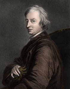 जॉन ड्राइडन 1631-1700 - उत्कीर्णन - 19वीं शताब्दी द्वारा अज्ञात कलाकार