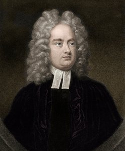 जोनाथन स्विफ्ट (1667-1745) - उत्कीर्णन - 19वीं शताब्दी द्वारा अज्ञात कलाकार