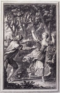 ला क्लोचेट- जीन ला फोंटेन द्वारा "" किस्से और पद्य में लघु कथाएँ "" में। 1762. द्वारा अज्ञात कलाकार