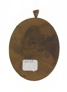 लेफ्टिनेंट चार्ल्स ऑगस्टस एल्डर्टन (1789-1841), 9वीं मद्रास नेटिव इन्फैंट्री, 25 फरवरी 1811 (हाथी दांत पर लघु) द्वारा अज्ञात कलाकार