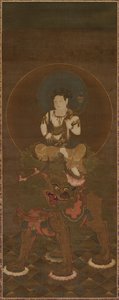 पांच चिगोनों के साथ मोनजू (गोकी मोनजू) द्वारा अज्ञात कलाकार