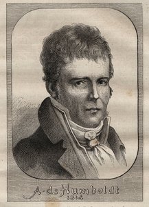 अलेक्जेंडर वॉन हंबोल्ट (1769-1859) का पोर्ट्रेट - "18 वीं शताब्दी के महान नाविक" से लिया गया चित्रण द्वारा अज्ञात कलाकार