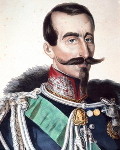 अल्फोंसो फेरेरो का पोर्ट्रेट, मार्क्विस डे ला मरमोरा (1804-1878), इतालवी जनरल और राजनीतिज्ञ द्वारा अज्ञात कलाकार