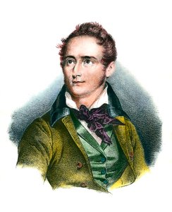 अल्फोंस डी लैमार्टिन (1790-1869) का पोर्ट्रेट कवि फ्रेंकिस 19 वीं सदी का निजी संग्रह की उत्कीर्णन द्वारा अज्ञात कलाकार