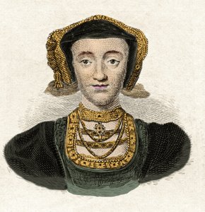 ऐनी डी क्लेव्स का पोर्ट्रेट (1515-1557) किंग हेनरी VIII की चौथी पत्नी 19वीं सदी की नक्काशी द्वारा अज्ञात कलाकार