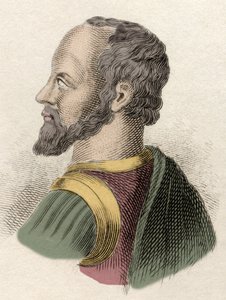 ऐनी डी मोंटमोरेंसी का पोर्ट्रेट, ड्यूक ऑफ मोंटमोरेंसी (1492-1567), फ्रांसीसी सेना, राजनेता और राजनयिक। 19वीं सदी की नक्काशी। द्वारा अज्ञात कलाकार