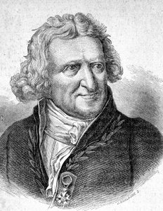 एंटोनी ऑगस्टिन पारमेंटियर (1737 - 1813) का पोर्ट्रेट, फ्रांसीसी सैन्य फार्मासिस्ट और कृषि विज्ञानी - "" लेस कंटेम्पोरेन्स "" में, और 19 वीं शताब्दी के अंत में। द्वारा अज्ञात कलाकार