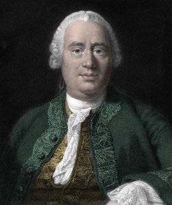 डेविड ह्यूम का पोर्ट्रेट, स्कॉटिश दार्शनिक (1711-1776)। द्वारा अज्ञात कलाकार