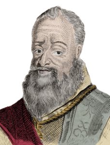 हेनरी पर्सी (हेनरी पर्सी) (1564-1632), नॉर्थम्बरलैंड के 9वें अर्ल का पोर्ट्रेट, जिसे विजार्ड काउंट के नाम से जाना जाता है, पाउडर कॉन्सपिरेसी (1605) में उनकी भागीदारी के लिए कैद किया गया था। 19वीं सदी की नक्काशी। द्वारा अज्ञात कलाकार
