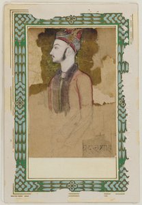 बीजापुर के इब्राहिम आदिल शाह द्वितीय का चित्र (मृत्यु 1626) () द्वारा अज्ञात कलाकार