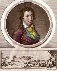 जैक्स पियरे ब्रिसोट डी वारविल (1754 - 1793) का पोर्ट्रेट, फ्रांसीसी पत्रकार और राजनीतिज्ञ। उन्होंने गुलामी के उन्मूलन के समर्थक, सोसाइटी ऑफ फ्रेंड्स ऑफ ब्लैक की स्थापना की। 18 वीं शताब्दी की नक्काशी। निजी संग्रह। द्वारा अज्ञात कलाकार