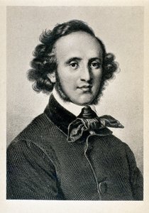 जैकब लुडविग फेलिक्स मेंडेलसोहन बार्थोल्डी (1809-1847), जर्मन कंडक्टर और संगीतकार का पोर्ट्रेट। 1 9वीं शताब्दी के जिएसेपे वर्डी कंज़र्वेटरी लाइब्रेरी, मिलान का लिथोग्राफ © लुइसा रिकियारिनी / लीमेज द्वारा अज्ञात कलाकार