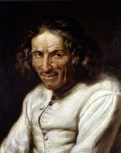 पॉल स्कार्रोन का पोर्ट्रेट (1610 - 1660), लेखक - कैनवास पर तेल, मुसी डे टेसी, ले मैंस द्वारा अज्ञात कलाकार