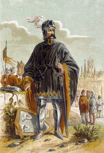 फिलिप वैन आर्टेवेल्डे (1340-1382) का पोर्ट्रेट, फ्लेमिश राजनेता और गेन्ट के बुनकरों के विद्रोह के नेता, फ़्लैंडर्स के काउंट लुई II के खिलाफ, जिन्हें लुई डी माले या मेले (1381) के रूप में जाना जाता है। रोज़ेबेके (1382) की लड़ाई में वह हार गया और मारा गया। स द्वारा अज्ञात कलाकार