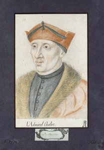 फिलिप डी चाबोट का पोर्ट्रेट (1492-1543), फ्रांस का एडमिरल, बेनामी। कागज पर रंगीन पेंसिल, आकार: 28x19, सीए 1530, स्टेट हर्मिटेज, सेंट पीटर्सबर्ग द्वारा अज्ञात कलाकार