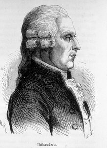 थिबौडो का पोर्ट्रेट, फ्रांसीसी राजनीतिज्ञ (1765-1854)। द्वारा अज्ञात कलाकार