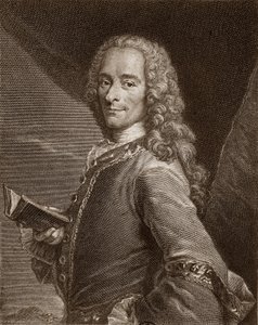 वोल्टेयर का पोर्ट्रेट (1694 - 1778)। द्वारा अज्ञात कलाकार