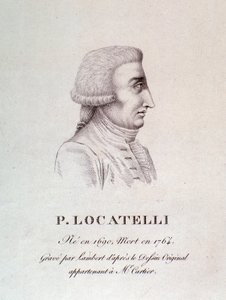 इतालवी वायलिन वादक और संगीतकार पिएत्रो लोकाटेली (1695-1762) का चित्र उत्कीर्णन। 18 वीं सदी। बोलोग्ना, सिविक संगीत संग्रहालय द्वारा अज्ञात कलाकार