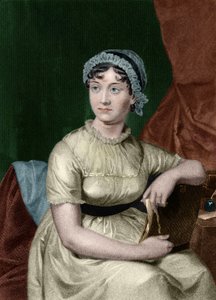 अंग्रेजी लेखक जेन ऑस्टेन (1775-1817) का पोर्ट्रेट जीवनी लेखक एवर्ट ऑगस्टस डुयकिनक (1816-1878) की पुस्तक "यूरोप और अमेरिका के प्रतिष्ठित पुरुषों और महिलाओं की पोर्ट्रेट गैलरी" से उत्कीर्ण है। १८९३, वॉल्यूम। 1 द्वारा अज्ञात कलाकार