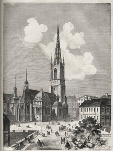 रिद्दरहोलमेन चर्च - स्टॉकहोम में रिद्दारहोम चर्च - 1866 - द्वारा अज्ञात कलाकार