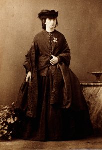 रिसोर्गिमेंटो: "" अंग्रेजी लेखक जेसी व्हाइट मारियो (1832-1906) का पोर्ट्रेट, इतालवी देशभक्त अल्बर्टो मारियो की पत्नी ग्यूसेप गैरीबाल्डी के अभियानों के दौरान नर्स "" फोटोग्राफी। निजी संग्रह द्वारा अज्ञात कलाकार