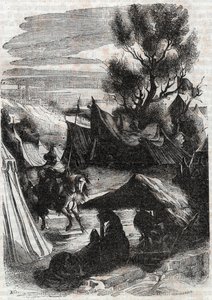 सराकेन कैंप में रोलैंड - 1851 के उत्कीर्णन से "" उग्र रोलाण्ड "" द्वारा अज्ञात कलाकार