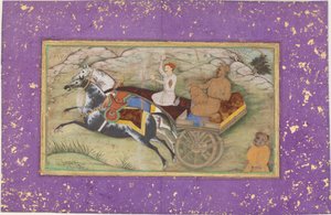 एक गाड़ी में सुल्तान सलीम द्वारा अज्ञात कलाकार