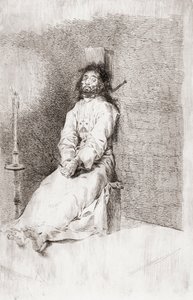 गारोटेड मैन, c.1780 (नक़्क़ाशी) द्वारा अज्ञात कलाकार
