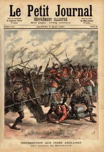 मणिपुर (या मणिपुर) (भारत के उत्तर पूर्व) की लड़ाई, 24 से 26 अप्रैल 1891 तक, जहां ब्रिटिश औपनिवेशिक ताकतों और महाराजा कुलचंद्र सिंह (1934 में निर्वासन में मृत्यु) के विद्रोहियों ने 1890 से सिंहासन पर अपने भाई सुरचंद्र के साथ दुर्व्यवहार किया। सिंह (क्षेत्र  द्वारा अज्ञात कलाकार