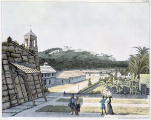 मारियाना द्वीप समूह के अगाना शहर का दृश्य द्वारा अज्ञात कलाकार
