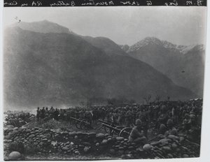 संघर्ष विराम , नंबर 1 ब्रिटिश माउंटेन बैटरी, ब्लैक माउंटेन अभियान, 1891 द्वारा अज्ञात फोटोग्राफर