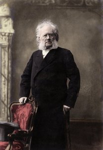 हेनरिक इबसेन (1828-1906) नॉर्वेजियन कवि और नाटककार - हेनरिक (हेनरी) का पोर्ट्रेट जोहान इबसेन (1828-1906), नॉर्वेजियन नाटककार द्वारा अज्ञात फोटोग्राफर