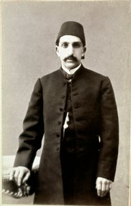 तुर्क साम्राज्य: सुल्तान अब्दुलहमीद II (अब्दुल हामिद, अब्द-उल-हामिद, अब्दुलहेमित, अब्दुल हमीद, अब्द अल-हामिद, अब्द अल-हामिद, अब्द अल-हामिद) का पोर्ट्रेट (1842-1918)" फोटोग्राफी। अंकारा, तुर्की ऐतिहासिक सोसायटी, तुर्की