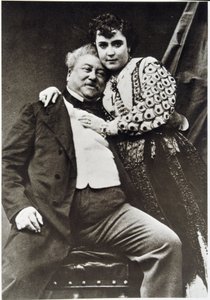 अलेक्जेंड्रे डुमास पेरे (1802 - 1870) और उनकी मालकिन का पोर्ट्रेट द्वारा अज्ञात फोटोग्राफर