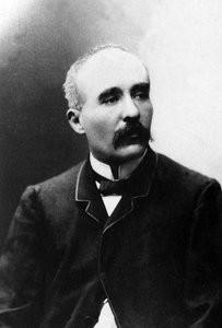 जॉर्जेस बेंजामिन क्लेमेंस्यू (1841-1929), पत्रकार और राजनीतिज्ञ का पोर्ट्रेट। द्वारा अज्ञात फोटोग्राफर