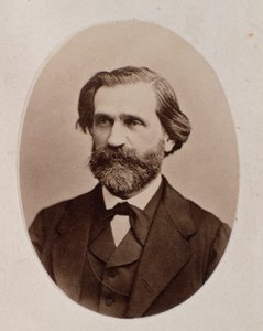 Giuseppe Verdi का पोर्ट्रेट (b / w फोटो) द्वारा अज्ञात फोटोग्राफर