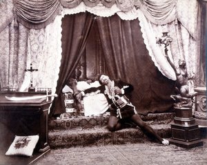 ओटेलो के अंतिम कार्य में इतालवी टेनर फ्रांसेस्को तमाग्नो (1850 - 1905) का पोर्ट्रेट द्वारा ग्यूसेप वर्डी