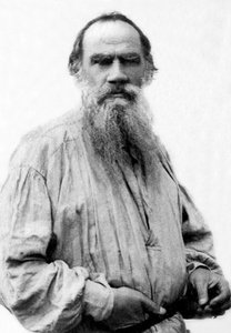 लियोन टॉल्स्टॉय का पोर्ट्रेट (1828-1910), रूसी लेखक। द्वारा अज्ञात फोटोग्राफर
