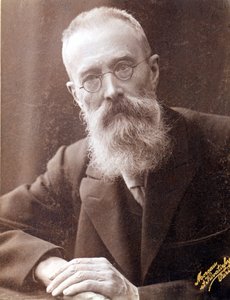 निकोलस (निकोलाई) का पोर्ट्रेट रिमस्की कोर्साकोव (रिमस्की-कोर्साकोव) (1844-1908)), रूसी संगीतकार। 19वीं सदी की तस्वीर। द्वारा अज्ञात फोटोग्राफर