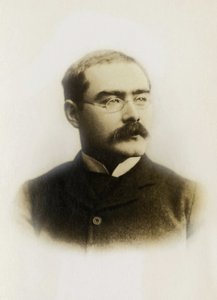 रुडयार्ड किपलिंग का पोर्ट्रेट (1865-1936), अंग्रेजी लेखक। द्वारा अज्ञात फोटोग्राफर