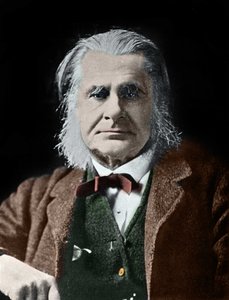 थॉमस हेनरी हक्सले का पोर्ट्रेट। ब्रिटिश जीवविज्ञानी (1825-1895)। द्वारा अज्ञात फोटोग्राफर