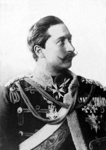 विलियम II (1859-1941), जर्मनी के अंतिम सम्राट और 1888 से 1918 तक प्रशिया के अंतिम राजा का पोर्ट्रेट। द्वारा अज्ञात फोटोग्राफर