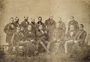 पेरिस की कांग्रेस 1856 में पेरिस, फ्रांस में आयोजित एक शांति सम्मेलन था, लगभग तीन साल के लंबे क्रीमियन युद्ध के बाद शांति बनाने के लिए यूरोप में महान शक्तियों के प्रतिनिधियों के बीच - क्रीमी युद्ध (1853-1856): व्यक्तिगत शक्तियों का प्रतिनिधित्व करने वाले व द्वारा अज्ञात फोटोग्राफर