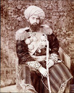 तुर्केस्तान - बुखुरा का अमीर - 1890 ई. द्वारा अज्ञात फोटोग्राफर