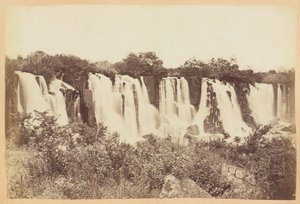 उमगेनी फॉल्स, नटाल प्रांत, दक्षिण अफ्रीका, 1882 लगभग द्वारा अज्ञात फोटोग्राफर