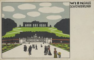 वियना: शॉनब्रुन से वियना: शॉनब्रुन से, 1908।