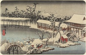 1832-1834 को कैमिडो टेनमैन के श्राइन ग्राउंड में हिमपात
